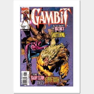 Gambit Vs Sabretooth Posters and Art